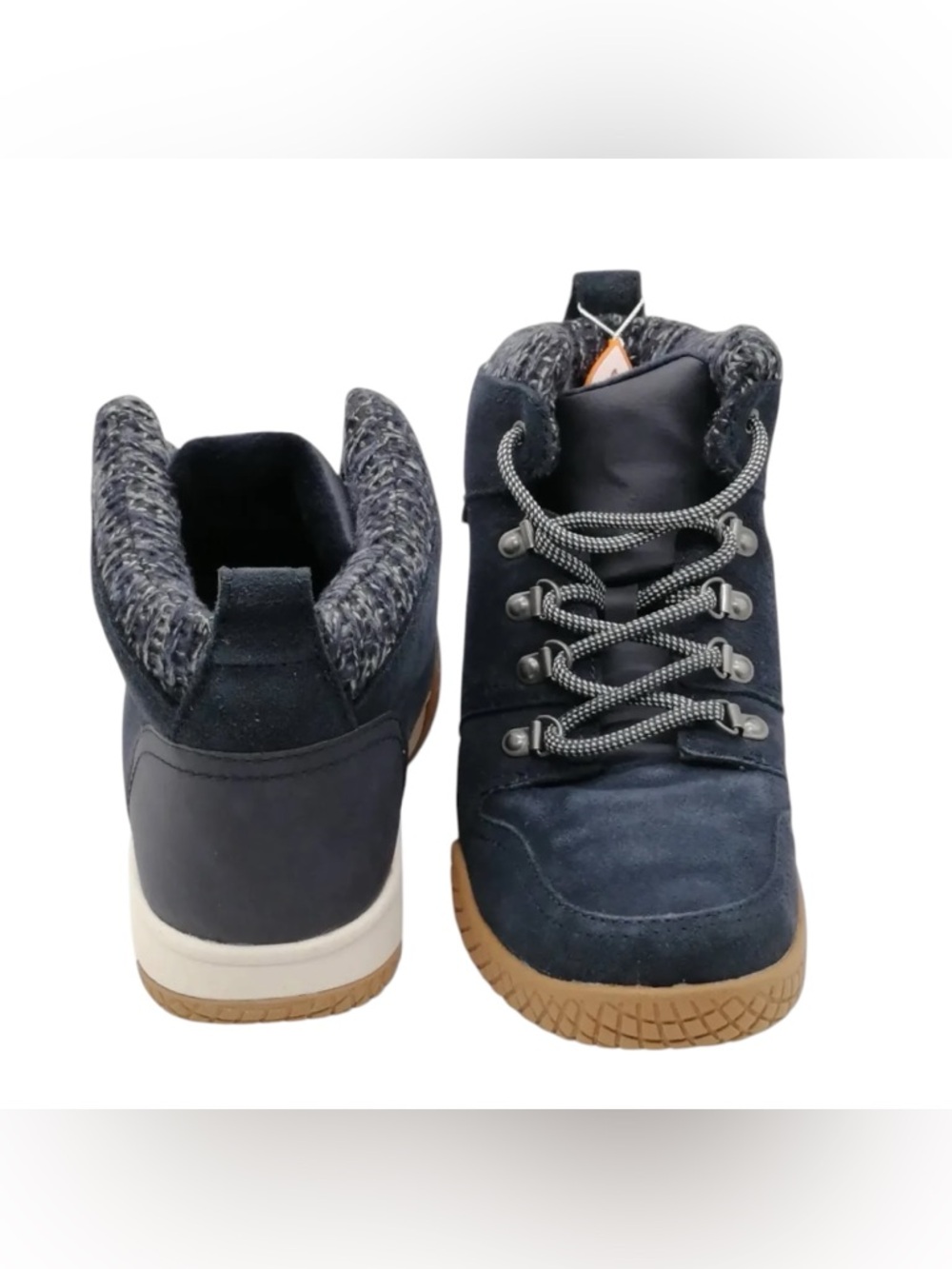 Sporto  Navy Suede Chukka Boot Womens 9W with Gum Outsole - Picture 2 of 6